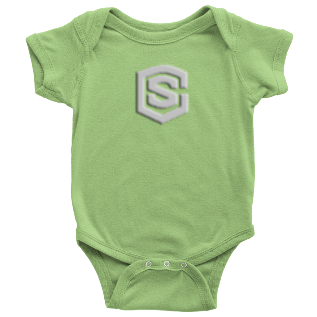 Baby Bodysuit WITH SILVER LOGO