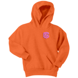 Youth Hoodie WITH PINK LOGO
