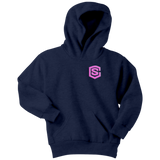 Youth Hoodie WITH PINK LOGO