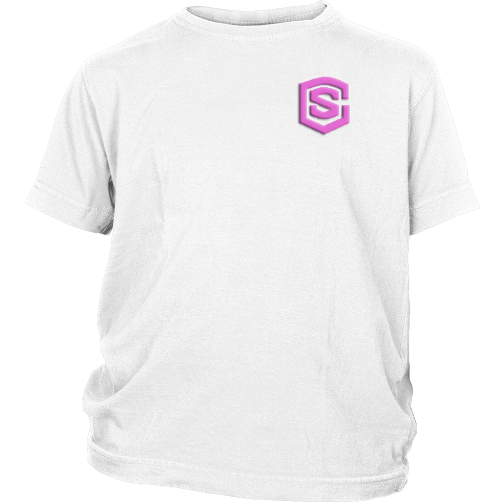 District Youth Shirt WITH PINK LOGO