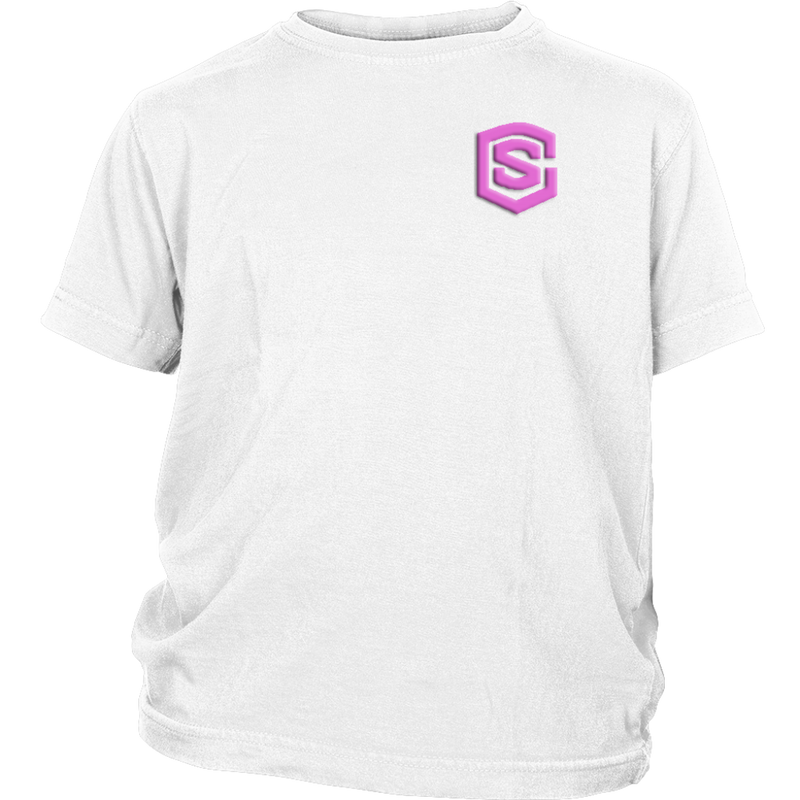 District Youth Shirt WITH PINK LOGO