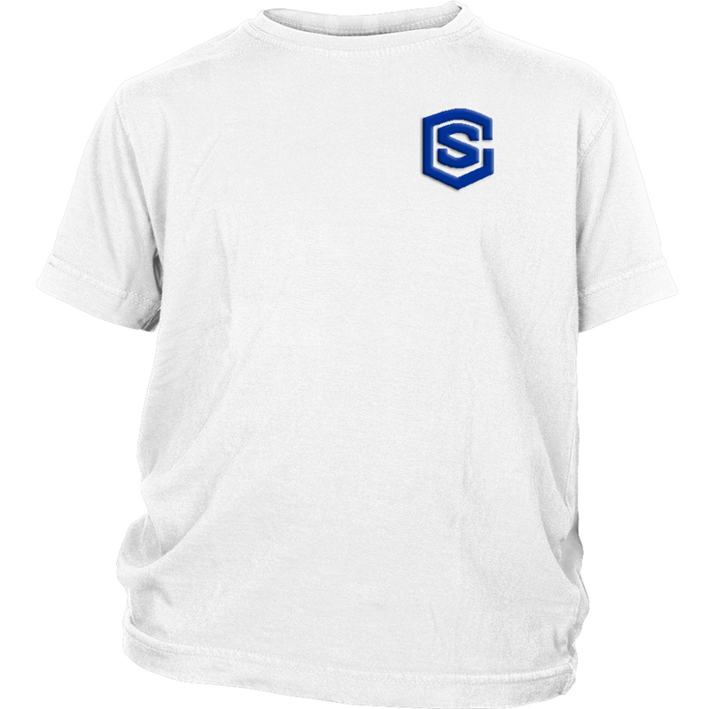 District Youth Shirt WITH BLUE LOGO