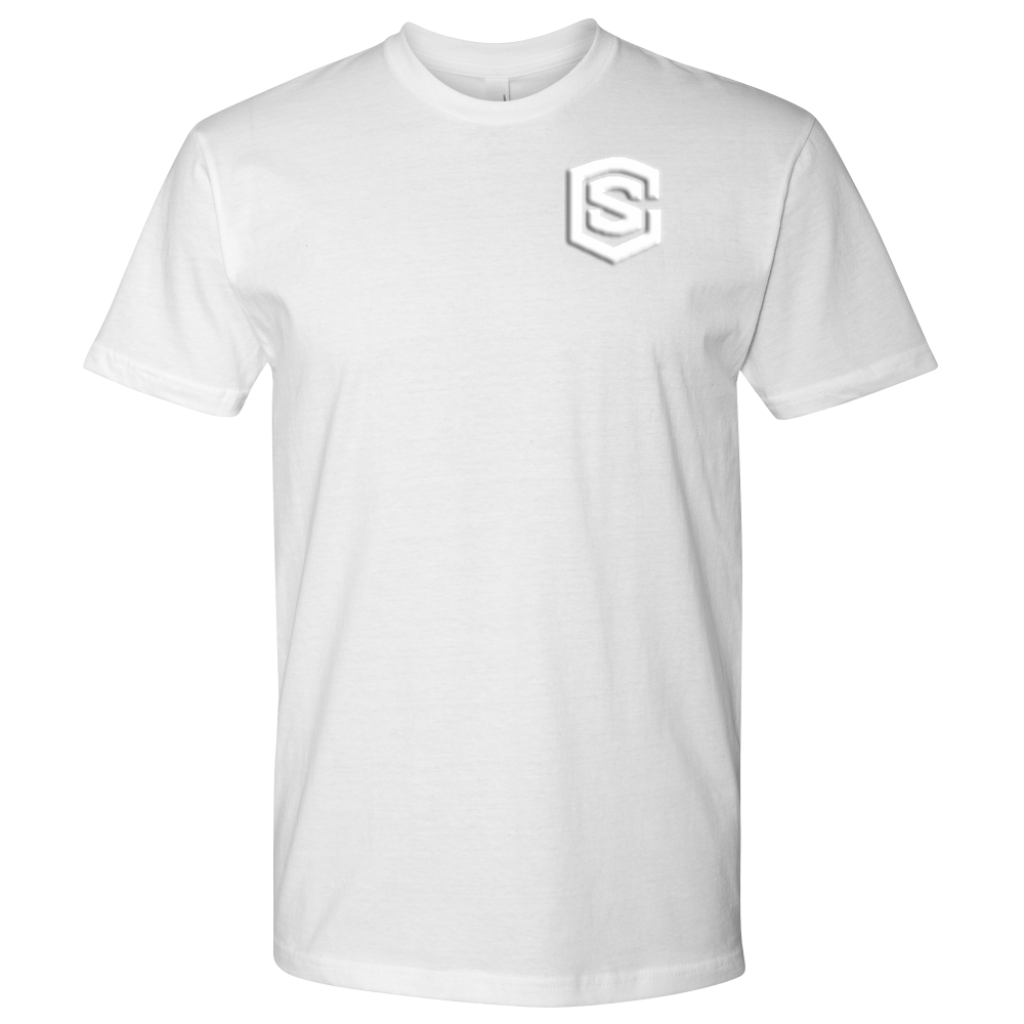 Next Level Mens Shirt WITH WHITE LOGO
