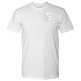 Next Level Mens Shirt WITH WHITE LOGO