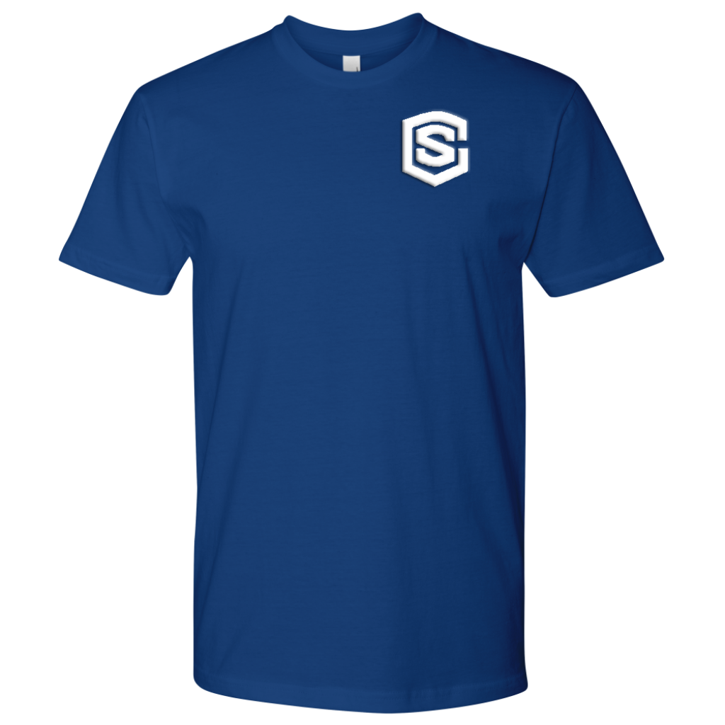 Next Level Mens Shirt WITH WHITE LOGO