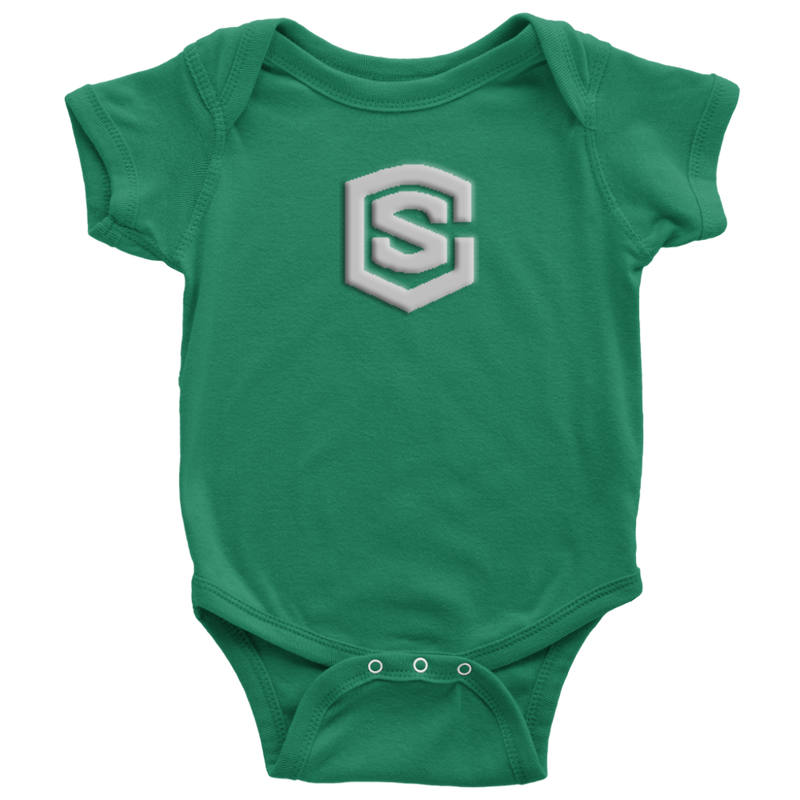 Baby Bodysuit WITH SILVER LOGO