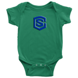 Baby Bodysuit WITH BLUE LOGO