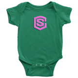 Baby Bodysuit WITH PINK LOGO