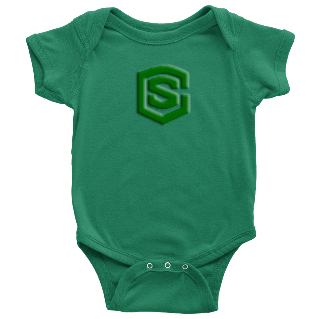 Baby Bodysuit WITH GREEN LOGO