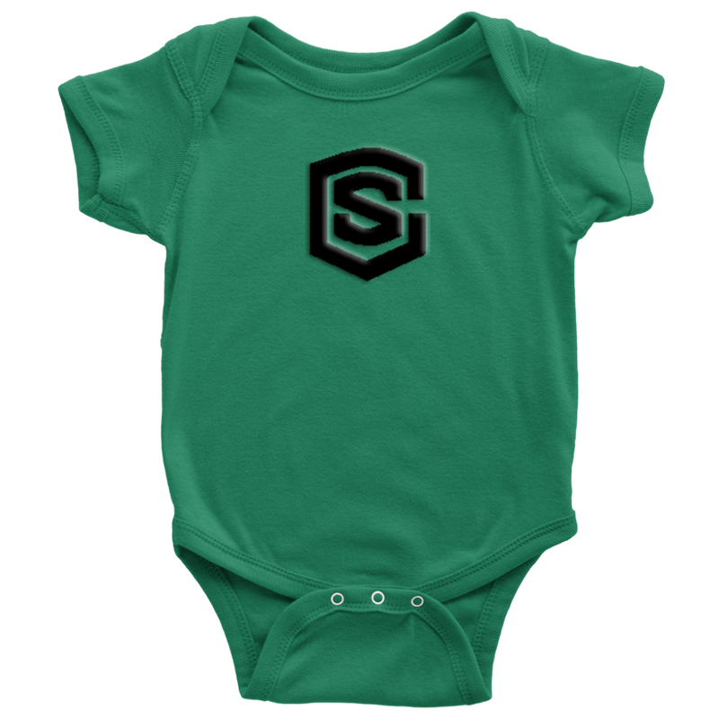 Baby Bodysuit WITH BLACK LOGO