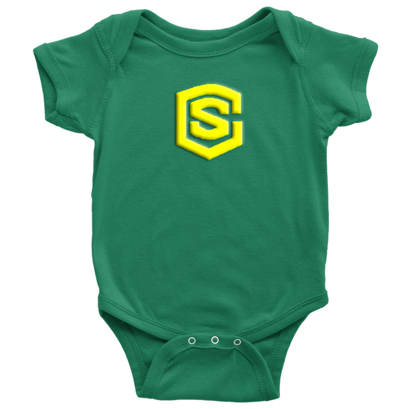 Baby Bodysuit WITH YELLOW LOGO