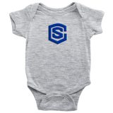 Baby Bodysuit WITH BLUE LOGO