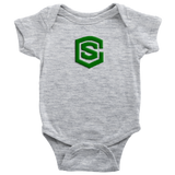 Baby Bodysuit WITH GREEN LOGO