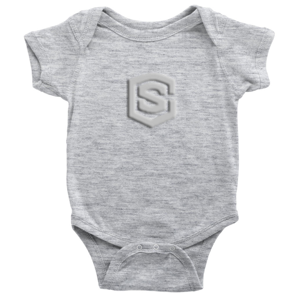 Baby Bodysuit WITH SILIVER LOGO