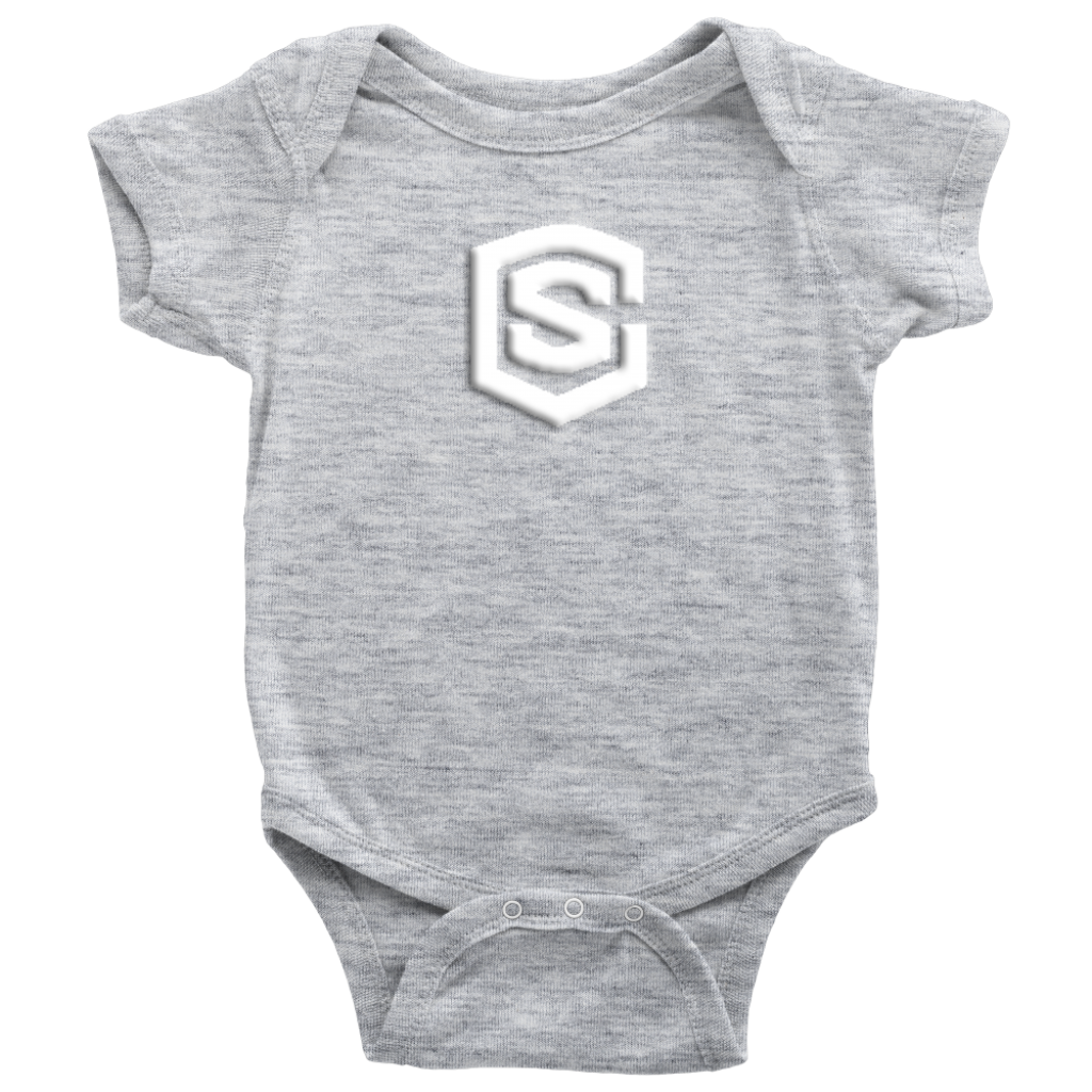 Baby Bodysuit WITH WHITE LOGO