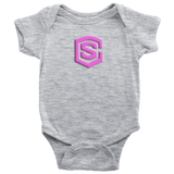 Baby Bodysuit WITH PINK LOGO