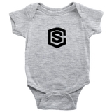 Baby Bodysuit WITH BLACK LOGO