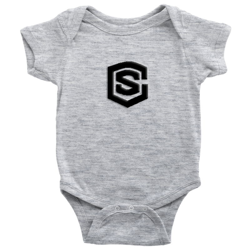 Baby Bodysuit WITH BLACK LOGO