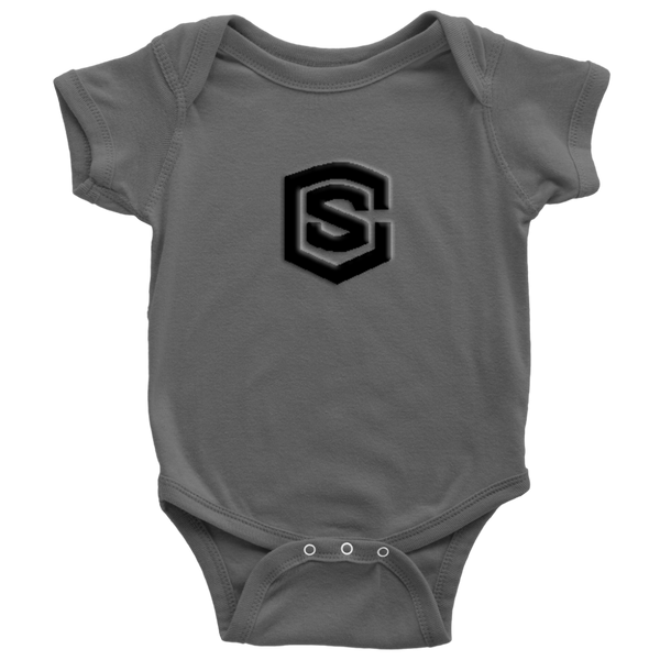 Baby Bodysuit WITH BLACK LOGO