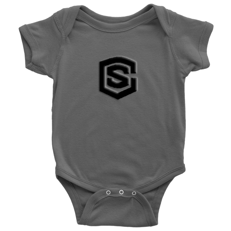 Baby Bodysuit WITH BLACK LOGO