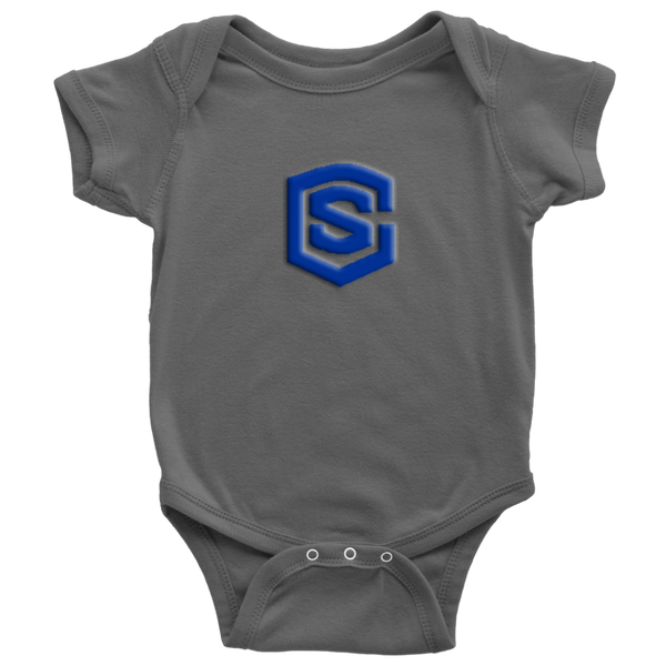 Baby Bodysuit WITH BLUE LOGO