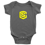 Baby Bodysuit WITH YELLOW LOGO