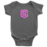 Baby Bodysuit WITH PINK LOGO