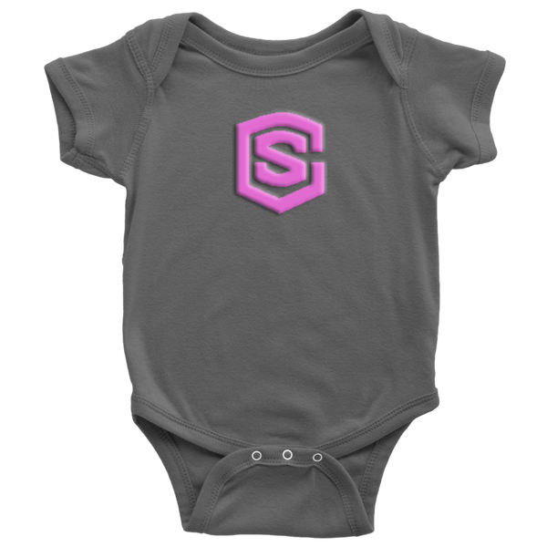 Baby Bodysuit WITH PINK LOGO