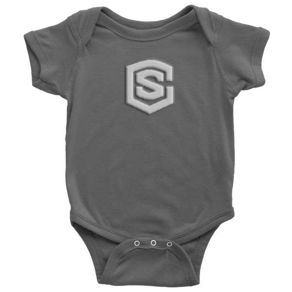 Baby Bodysuit WITH SILVER LOGO