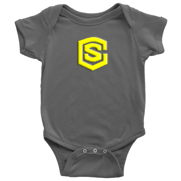 Baby Bodysuit WITH YELLOW LOGO