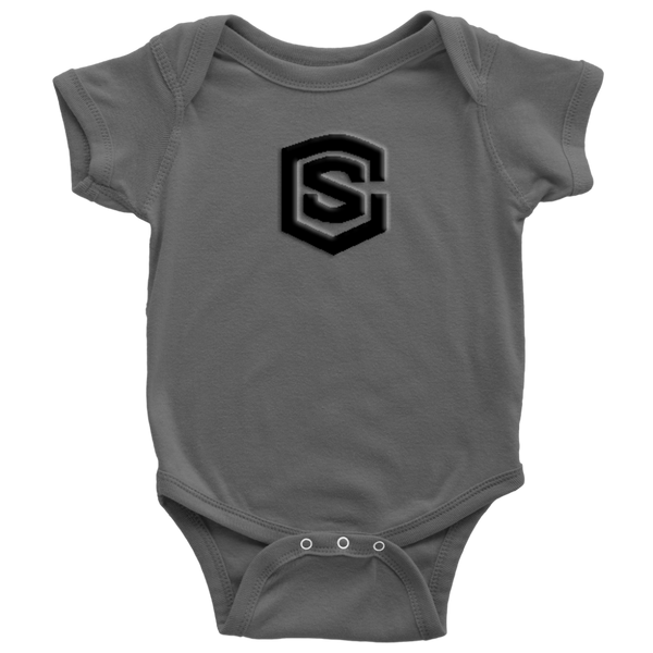 Baby Bodysuit WITH BLACK LOGO