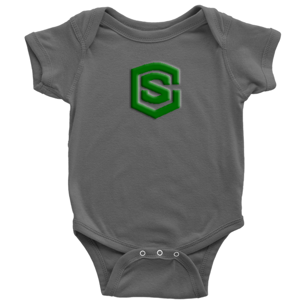 Baby Bodysuit WITH GREEN LOGO