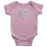 Baby Bodysuit WITH SILVER LOGO