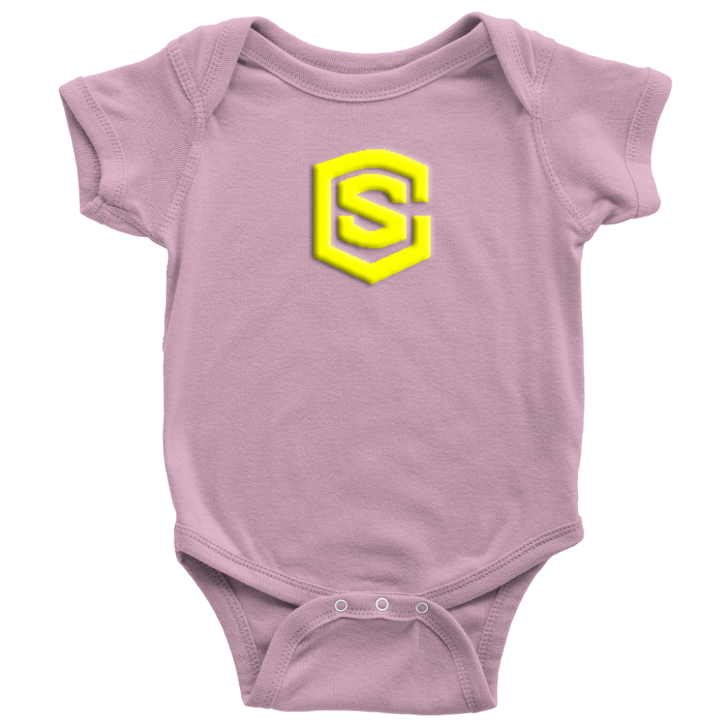 Baby Bodysuit WITH YELLOW LOGO