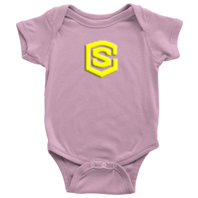 Baby Bodysuit WITH YELLOW LOGO