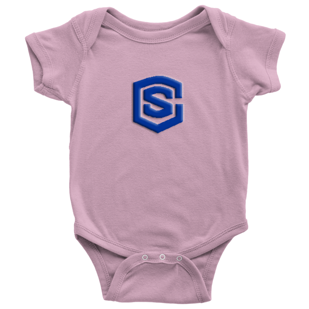 Baby Bodysuit WITH BLUE LOGO