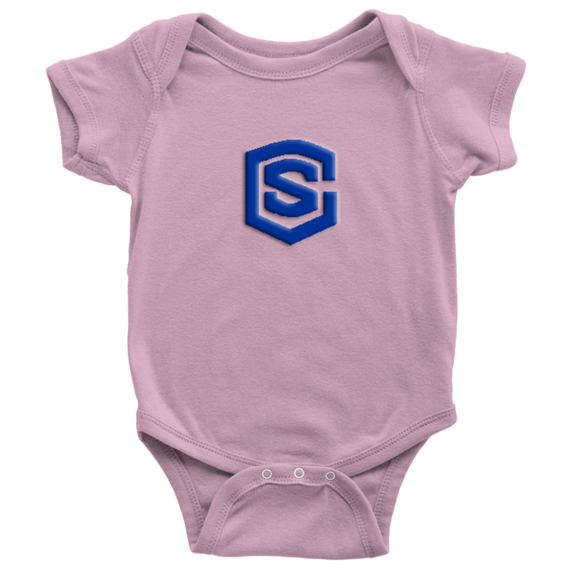 Baby Bodysuit WITH BLUE LOGO