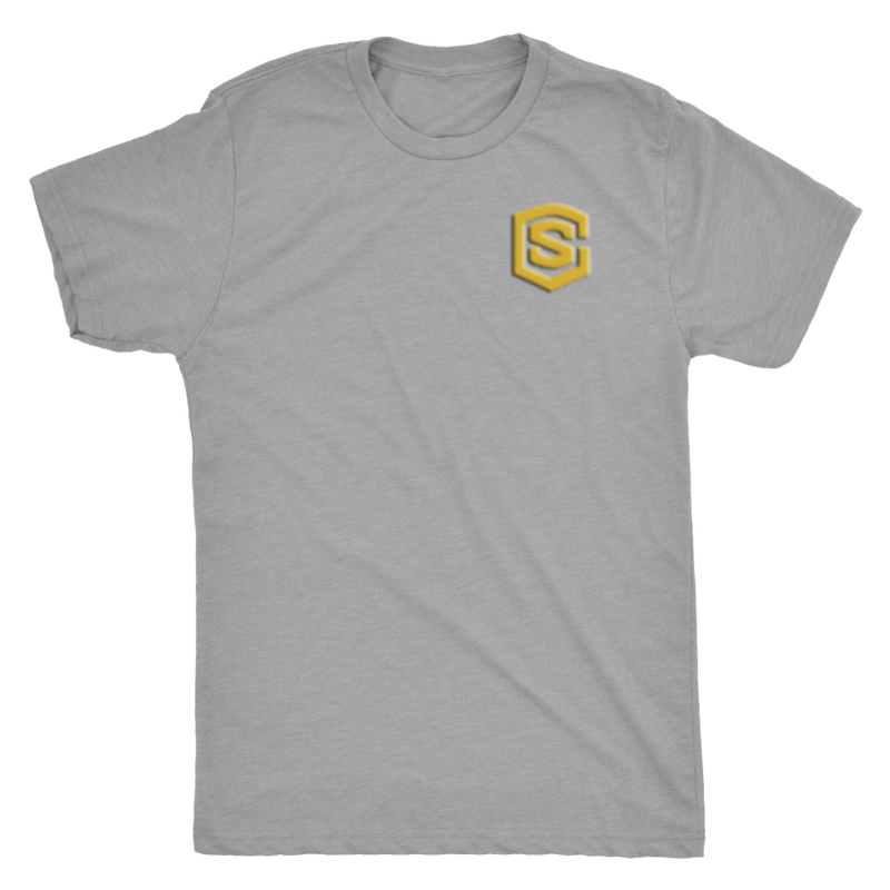 Next Level Mens Triblend WITH GOLD LOGO