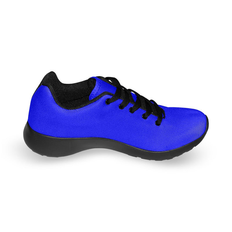 BLUE  KID SNEAKER WITH BLUE LOGO Kid's Sneakers (Little Kid / Big Kid) (Model020)