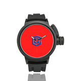 RED MEN SPORT WATCH BLUE LOGO Men's Sport Watch (Model 309)