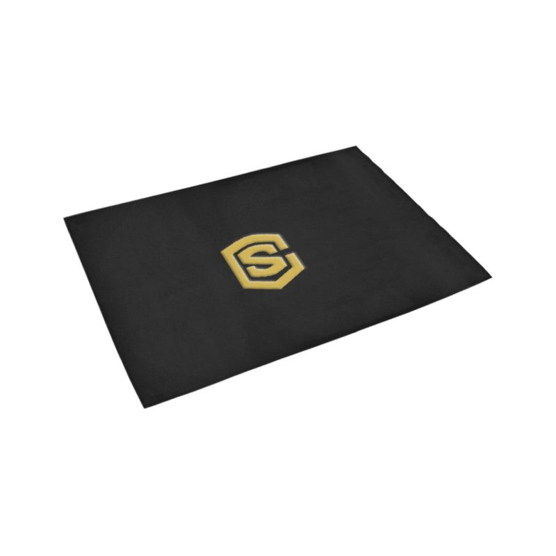 Black Doormat 24" x 16" (Sponge Material) with Gold Logo Doormat 24" x 16" (Sponge Material)