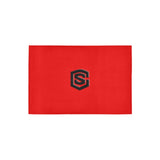 Red Doormat 24" x 16" (Sponge Material) with Black Logo Doormat 24" x 16" (Sponge Material)