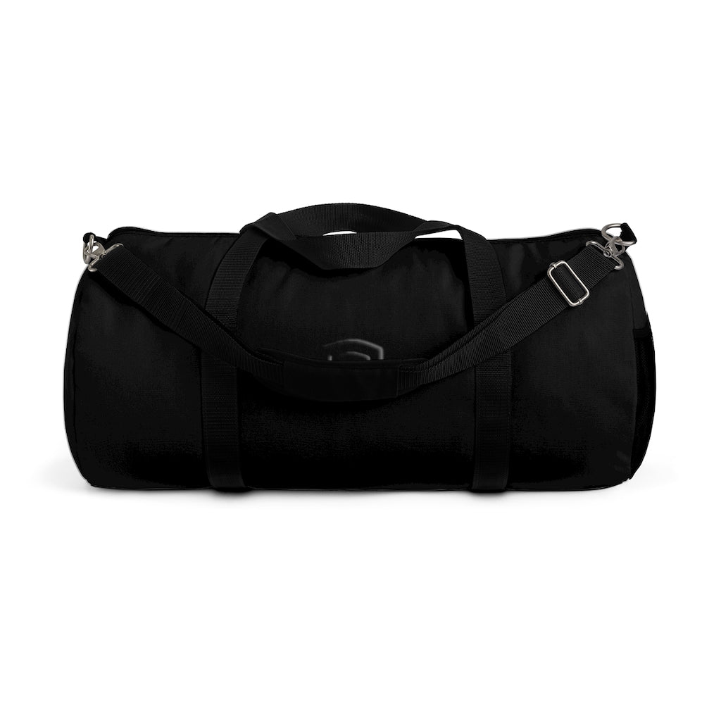 Black Duffel Bag Black Logo