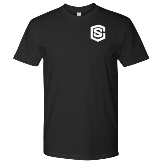 Next Level Mens Shirt WITH WHITE LOGO