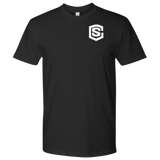 Next Level Mens Shirt WITH WHITE LOGO