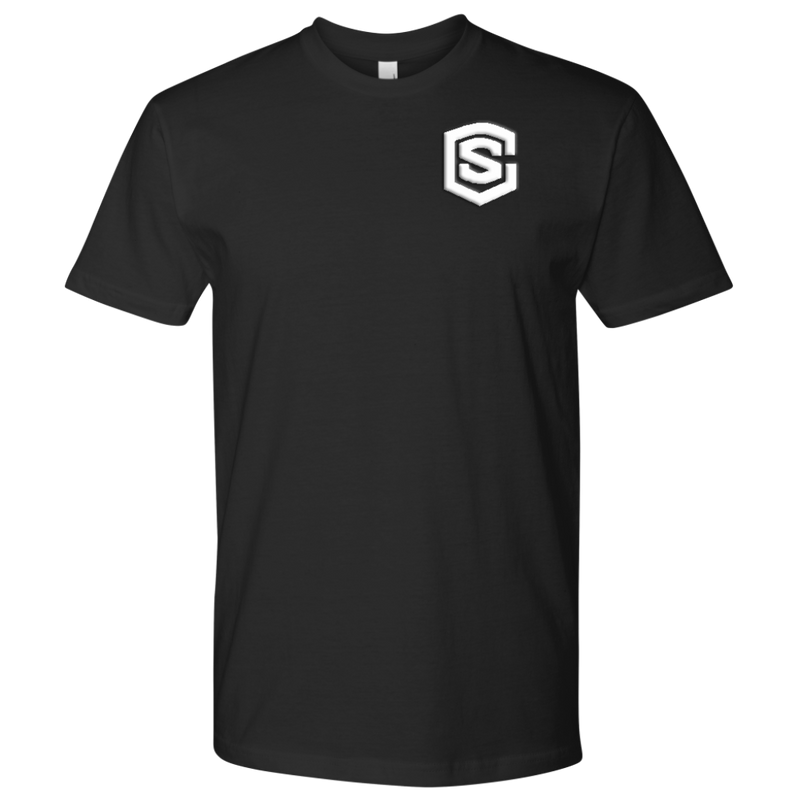 Next Level Mens Shirt WITH WHITE LOGO