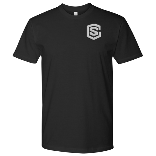 Next Level Mens Shirt WITH SILVER LOGO
