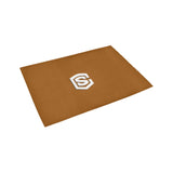 Brown Doormat 24" x 16" (Sponge Material) with White Logo Doormat 24" x 16" (Sponge Material)