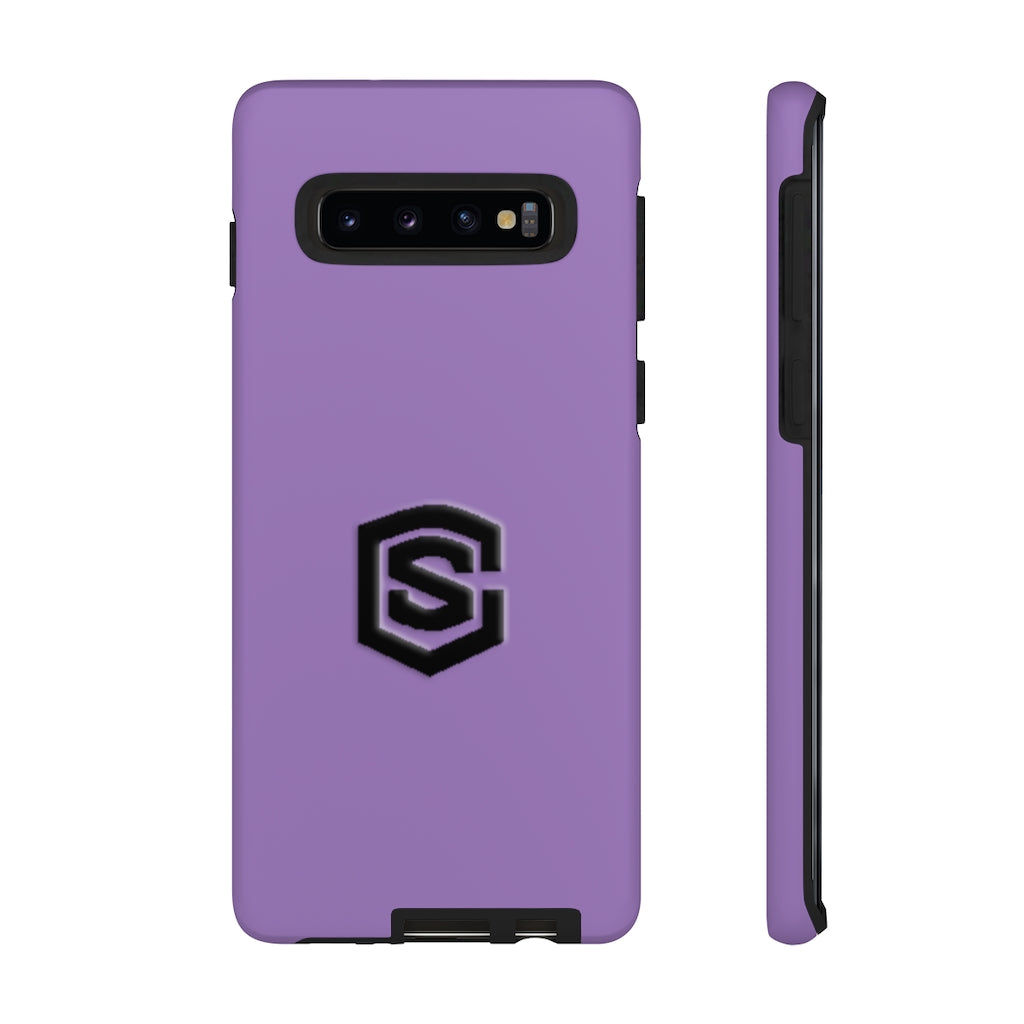 Purple Tough Cases Black Logo