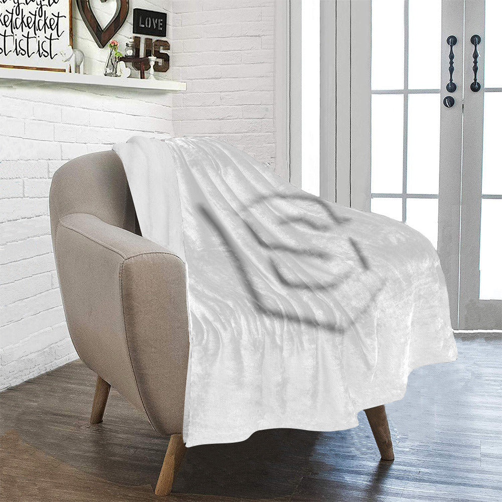 White Ultra-Soft Micro Fleece Blanket White Logo Ultra-Soft Micro Fleece Blanket 30"x40"